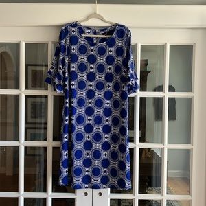 Ronni Nicole royal blue ladies dress, size 16W.